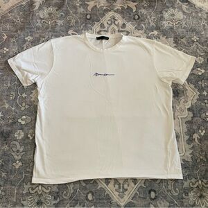 ASOS Mennace White Short Sleeve T-Shirt Size XL